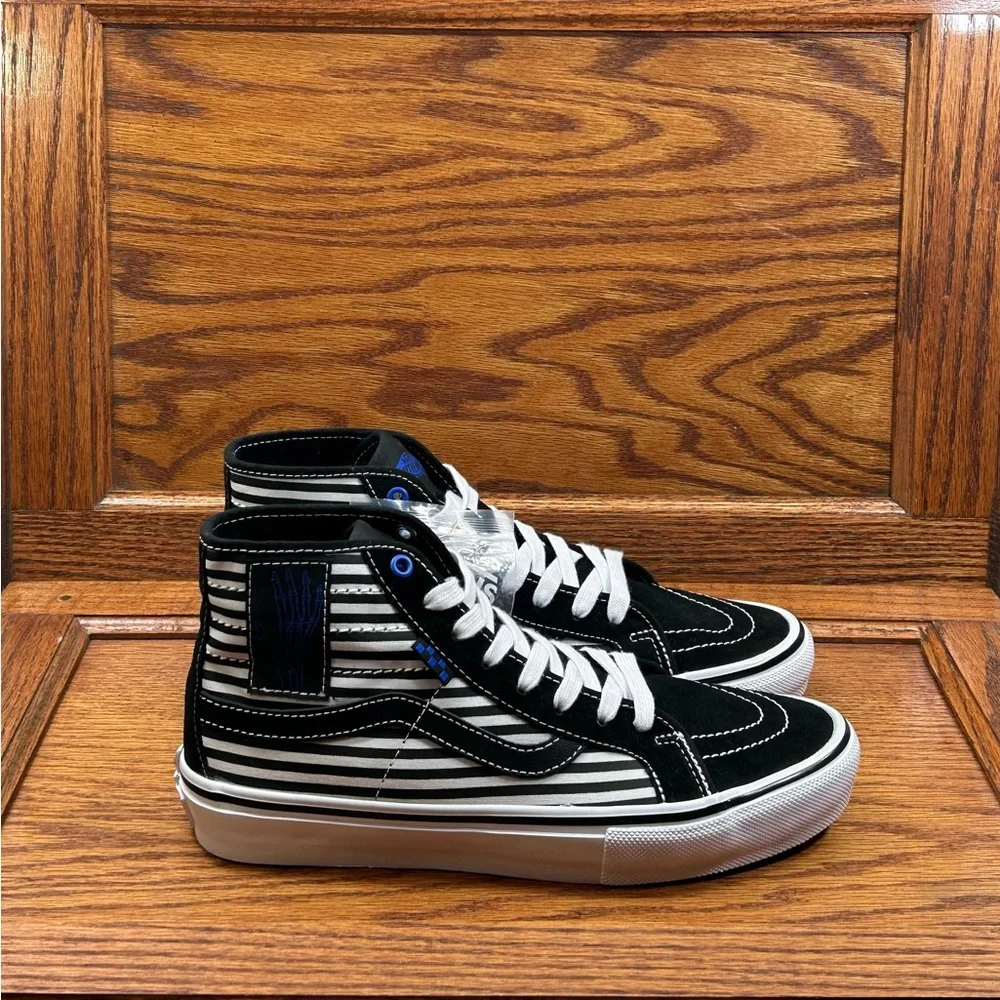 Vans Skate‎ Sk8 Hi D Breana Geering Black White Shoes